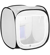 VEVOR Portable Paint Booth Tent, 15.94 x 15.94 x 16.9 inch Pop-Up Portable Spray Paint Tent with ...