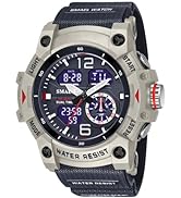 LAVAREDO Mens Digital Watch, Sport Watches for Men Outdoor Military Digital Analog Stopwatch Wate...