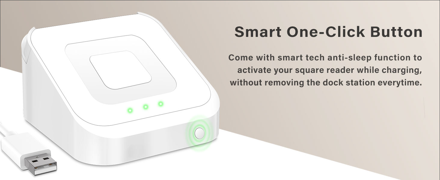 Square Dock for Square Reader 2nd Generation, Holder Stand for Square Card Reader 2nd Generation
