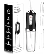 Water-Flosser-Cordless-Teeth-Cleaner Water Dental Flosser with 3 Modes 4 Jets Rechargeable IPX7 W...