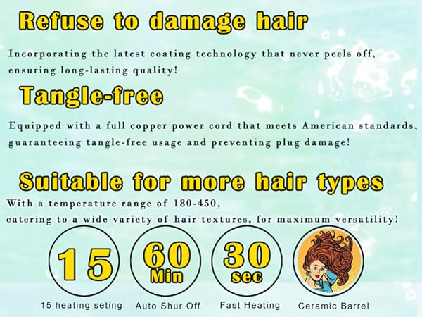 1.25 inch curling iron,long barrel curling iron,curling iron 1 1/4 inch