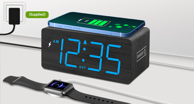 alarm clock with usb port
