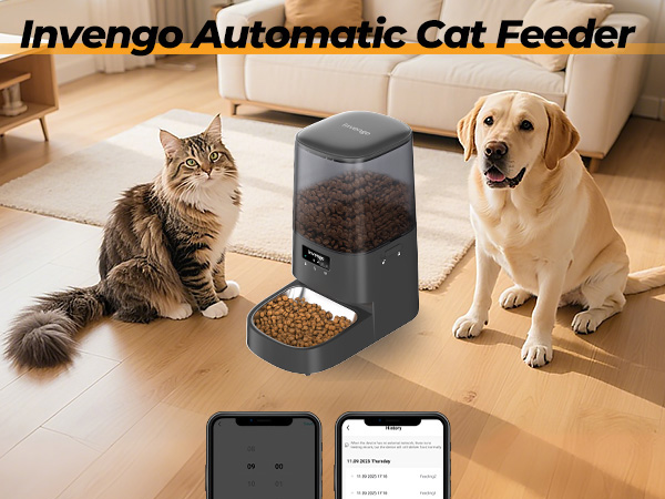 Automatic Cat Feeder with App Control