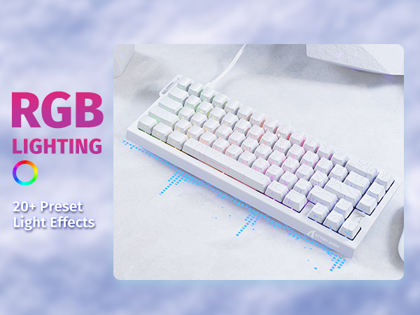 ATTACK SHARK X68HE Magnetic Mechanical Gaming Keyboard with RGB Backlight