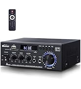 AK45Pro Stereo Receivers Amplifier Home Audio with Bluetooth 5.3, 2.0 Channel Power Amplifier for...