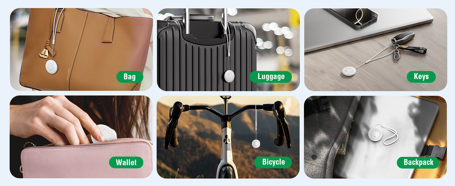 4smarts SkyTag Plus Apple Find My Tracker Bluetooth Locator Wallet/Key/Luggage Finder