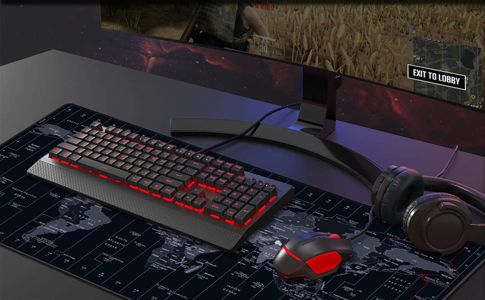 mouse mat pad pc computer accessories desktop protector wide oversized gamer writing cover table 