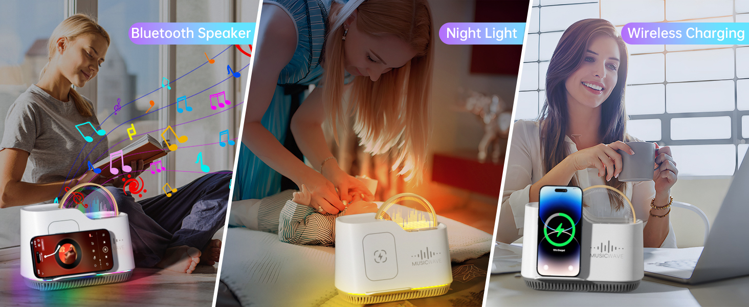 night lights bluetooth speaker