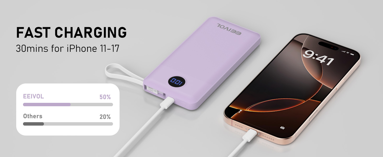 power bank fast charging 30mins for iPhone