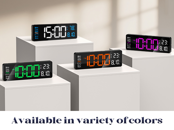 led clock