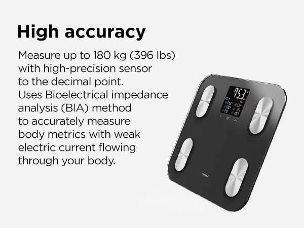 mooas smart scale body digital bathroom scale smart body scale