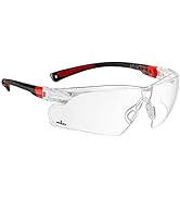 NoCry Safety Glasses with Clear Anti Fog Scratch Resistant Wrap-Around Lenses and Non-Slip Grips,...
