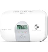 Siterwell Carbon Monoxide Detectors, 10 Year Product Life CO Detector with LCD Digital Display an...