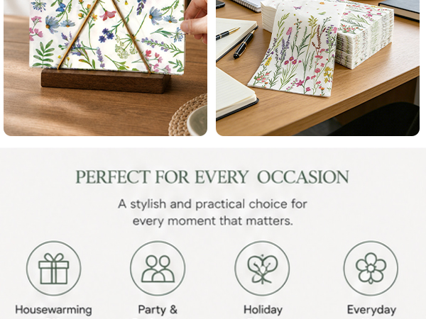 wildflower napkins