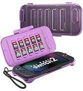 JSAUX Protective Case for Nintendo Switch 2 (2025), Hard Carrying Shell, Slim & Portable, Dustpro...