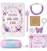 CY2SIDE Big Sister Gifts for Girls, 7PCS In My Big Sis Era Announcement Set Include Butterfly Not...