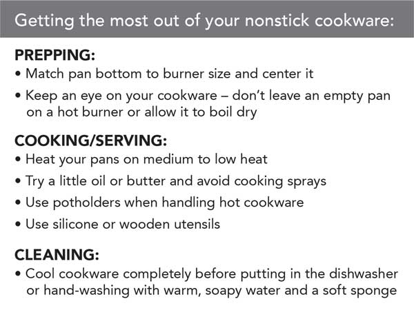 cookware, pots and pans, set, hard anodized, nonstick, quick tips, kitchenaid