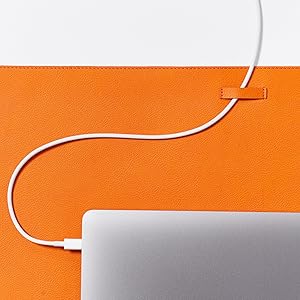 iPhone AirPods Macbook pro cable management leather protective surface