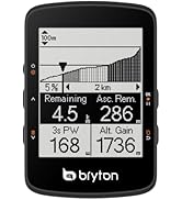 Bryton Rider 460 2.6 Inch LCD GPS Bike Computer Innovative Navigation Assistance, Compatible with...