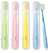 SUREE Extra Soft Toothbrush for Sensitive Teeth, Upgraded 10000 Ultra Soft Bristles for Adults &amp; ...