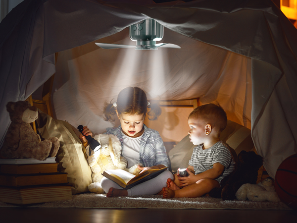 tent camping fan hanging