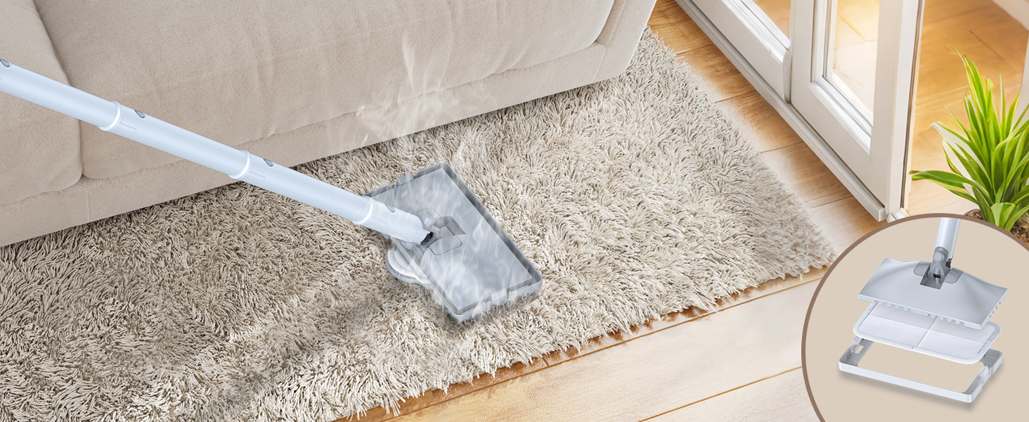 ScrubWiz Steam Cleaner Cleaning Floor Hardwood Stove grill Tile Sofa Carpet Clothing Gap Window bbq