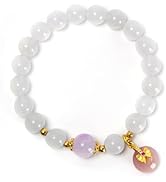 Inspirational Natural Stone Bracelet for Women Men ,Healing Gift-8 Chakra Energy Bracelet with Ja...