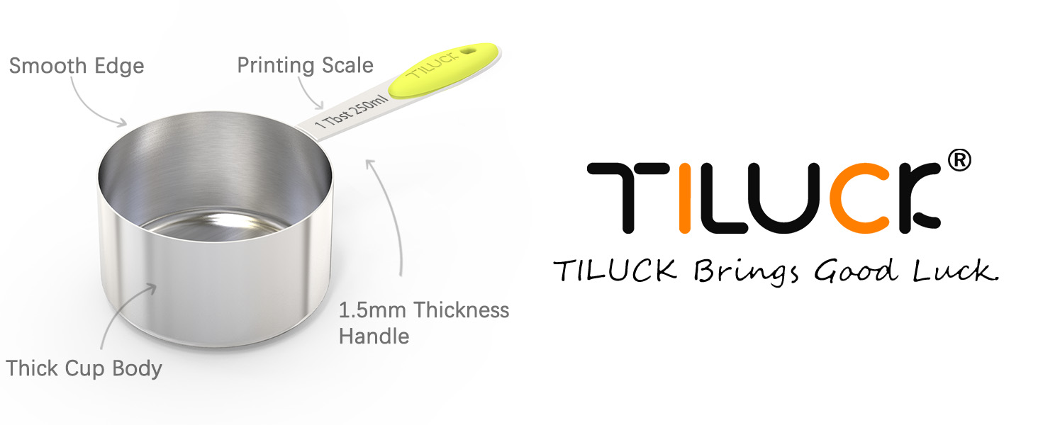TILUCK Measuring Cups and Spoons