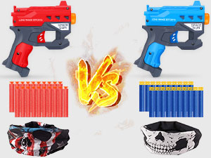 nerf gun pack: Suitable for playing in separate groups