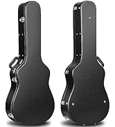 CAHAYA Guitar Cases Hard Shell for Acoustic Guitars 41 Inch Acoustic Guitar Hard Shell Case with ...