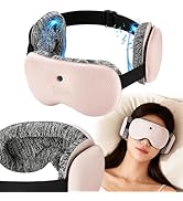 Fismool 5.4 Bluetooth Sleep Mask with 12 White Noises, 3D Sleep Headphones for Women Men 100% Pre...