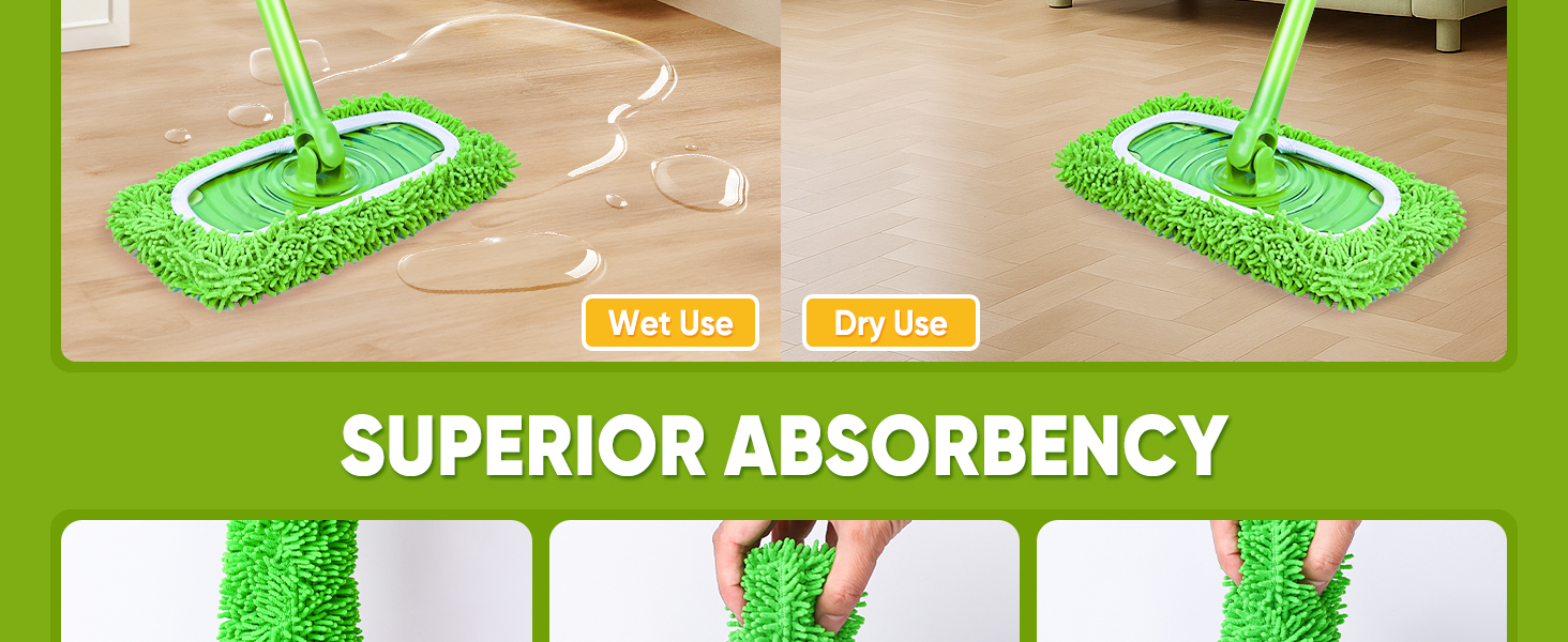 microfiber mop pads