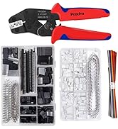 Crimping Tool Kit, Preciva Dupont Ratcheting Crimper Plier Set with 1550PCS 2.54mm Dupont Connect...