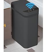 Yatmung 4 Gallons Bathroom Trash Can Automatic Touchless - 15.5 Liters Smart Trash Can Motion Sen...