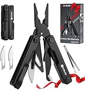 BIBURY Mini Multitool Pliers BI2051AB, Mini EDC Multi Tool with Pocket Clip for Outdoor Survival,...