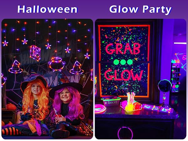 glow party black light