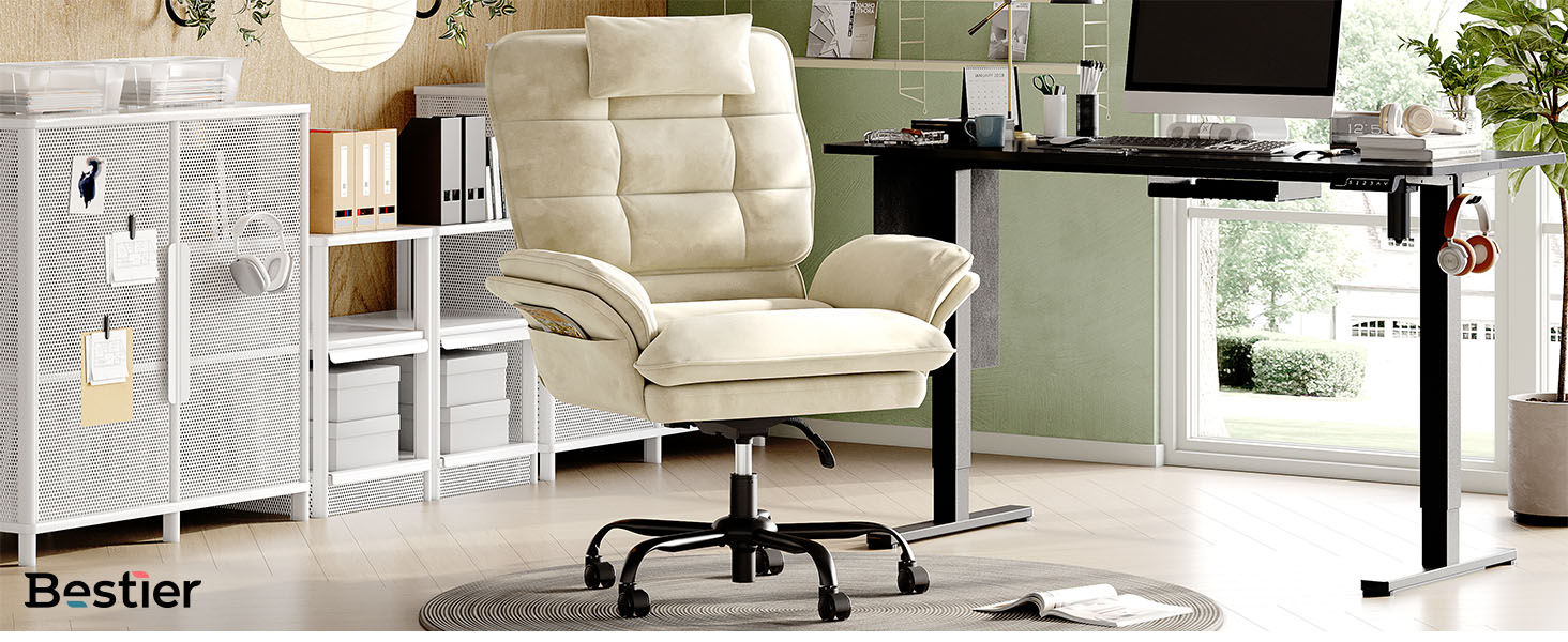 Bestier Velvet Executive Office Chair