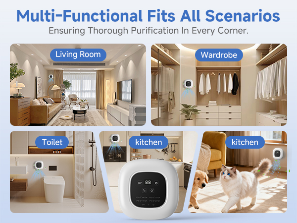 Air Purifier Ozone &amp;amp; Negative Ion 99% Odor Eliminator