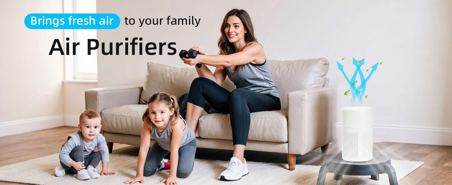 Small Air Purifier for Bedroom &amp;amp; Kitchen