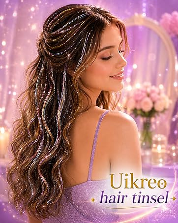 Uikreo hair tinsel model show 01