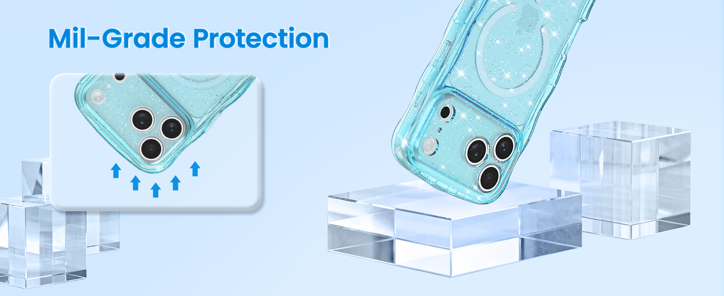 crystal Clear case transparent case magnetic case glitter case Glossy case cute case aesthetic case