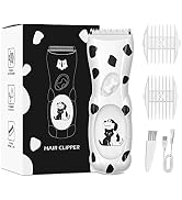 LEMULEGU Powerful Electrict Handy Pet Hair Shaver Kits with USB Chargeable Waterproof Body Hair G...