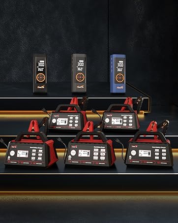 Towertop battery charger tire inflator