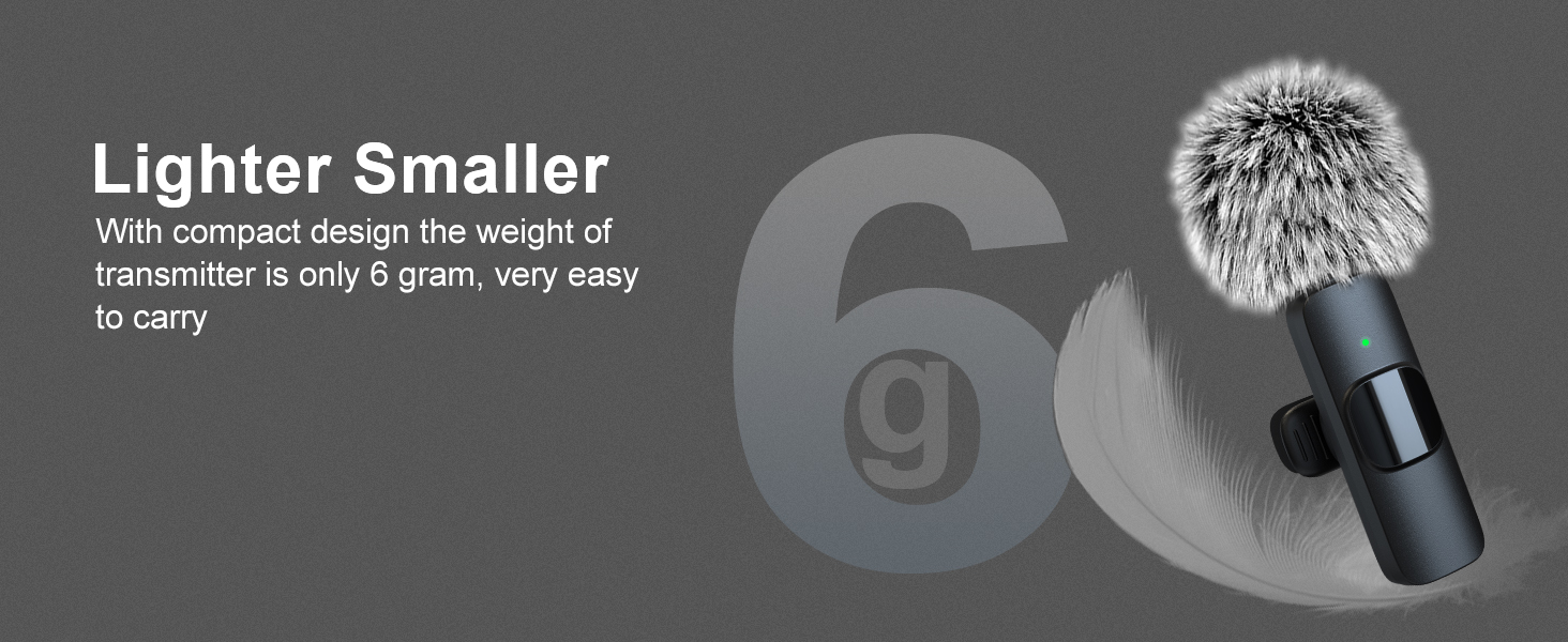 Mini Wireless Lavalier Microphone