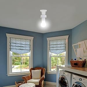 remote control light socket for laundry room