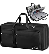SNIGJAT DJ Controller Case for DDJ FLX10 / 1000 / REV7 / FLX6, Padded Large Capacity DJ Controlle...