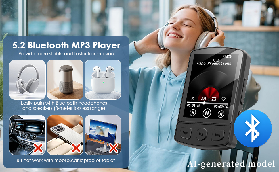 MP3 Player with Bluetooth