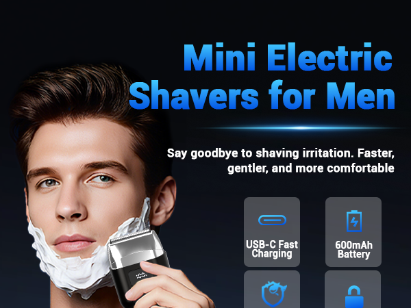 mini electric shavers for men