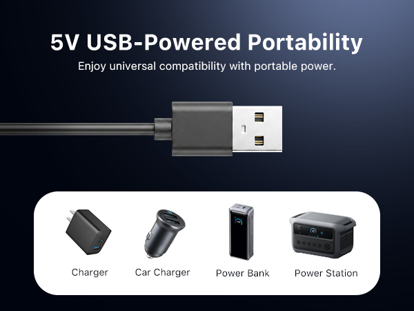 5V USB-Powered Disco Light