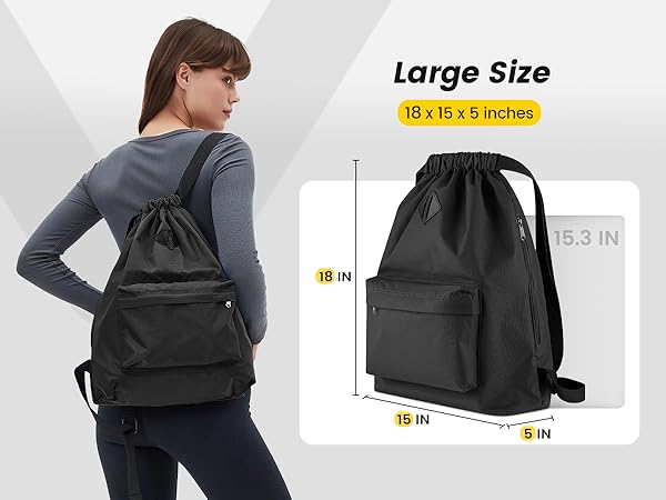 draw string back bag